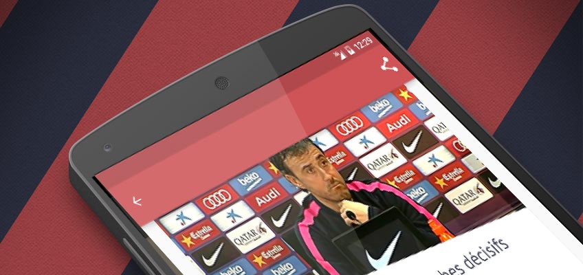 L'Actu du Barça sur votre mobile