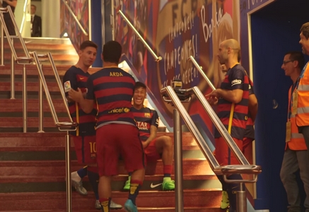 Messi de retour au Camp Nou - Fc-Barcelone.com